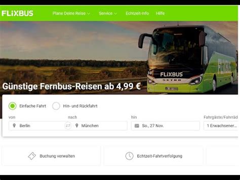 flixbus stornieren frist